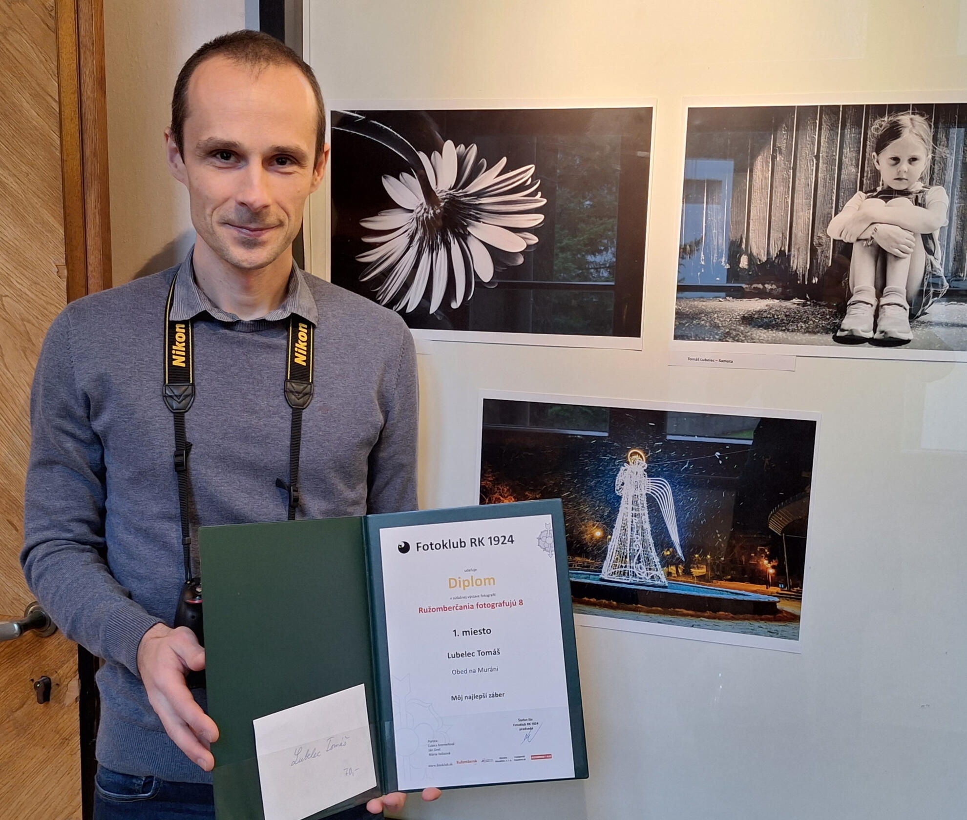 Tomáš Lubelec - Diplom a odmena za 1. miesto Tomáš Lubelec - Diplom a odmena za 1. miesto. © 2023